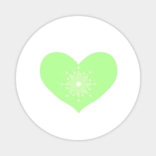 Green Heart Magnet